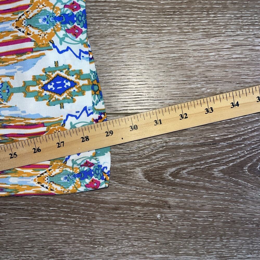 Christian Siriano 2 Piece Resort Set Pull On Pants Crop Blouse Aztec Travel NEW - Picture 5 of 13